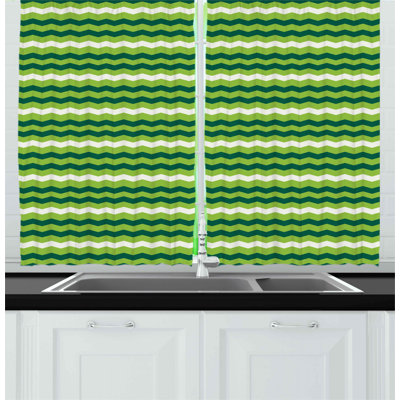 Pointed Kitchen Curtain
