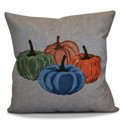 Flipping For Fall Geometric Reversible Throw Pillow