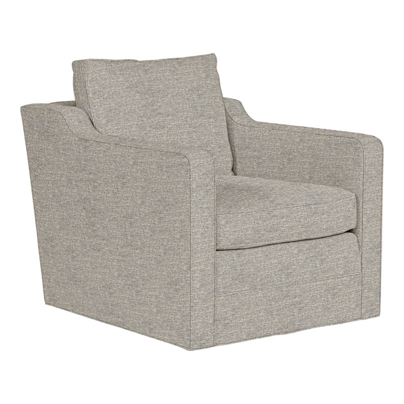 Fauteuil pivotant 31,5 po Stanton American Bungalow, 100% polyester Impala Storm