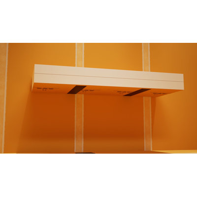 L'ensemble de banc de douche flottant original avec planche imperméable orange et support de banc de douche Original