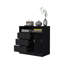Commode 3 tiroirs noire