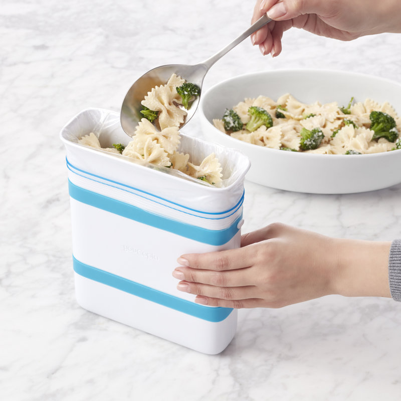 YouCopia® FreezeUp® Freezer Food Block Maker, 6 Cup, Meal Prep Bag Container to Freeze Leftovers