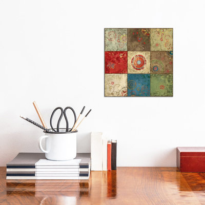 Suzani I 1 Piece Wrapped Canvas Painting
