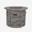 Outdoor 32-inch round propane fire pit