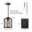 Euanson Light Lantern Rectangle Pendant