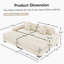 Canapé modulaire surdimensionné 82,6 po Cloud