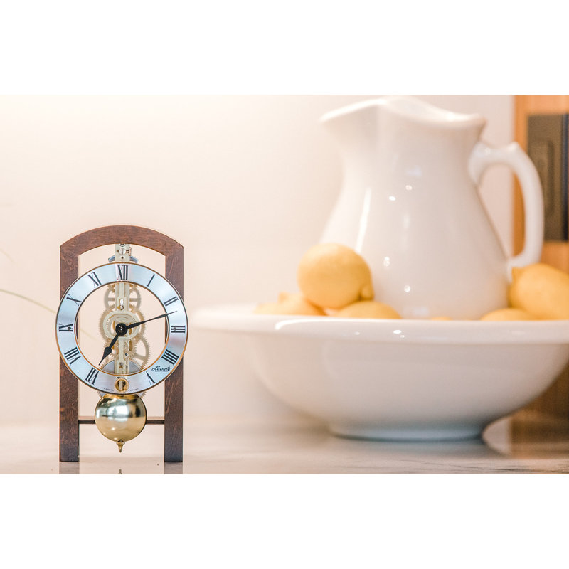 Horloge de table, Brun