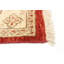 Tapis rouge en laine noué à la main de conception unique 3 pi 1 po x 5 pi 9 po New Age Chobi