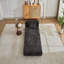 Canapé à compression, canapé-lit convertible au sol avec structure de forme fixe, canapé modulaire à assise simple sans os, sans assemblage requis, tissu chenille, pour le salon, noir-107814762