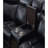 Jupiter Black Leather Sectional