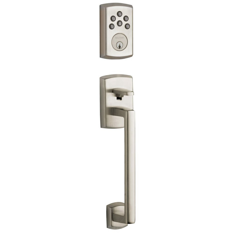 Soho Lower Half Handleset Door Lever (Deadbolt Sold Separately), Left, Lifetime (PVD) Satin Nickel, Yes