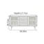 Buffet en rotin simple en bois massif-129488008
