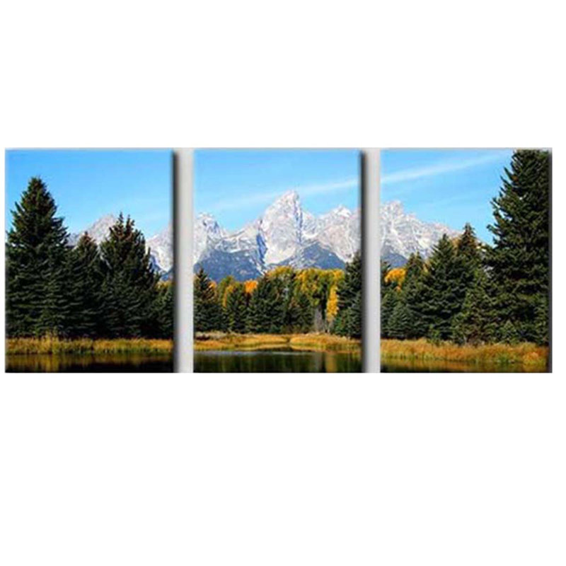 3 Piece Wrapped Canvas Wall Art