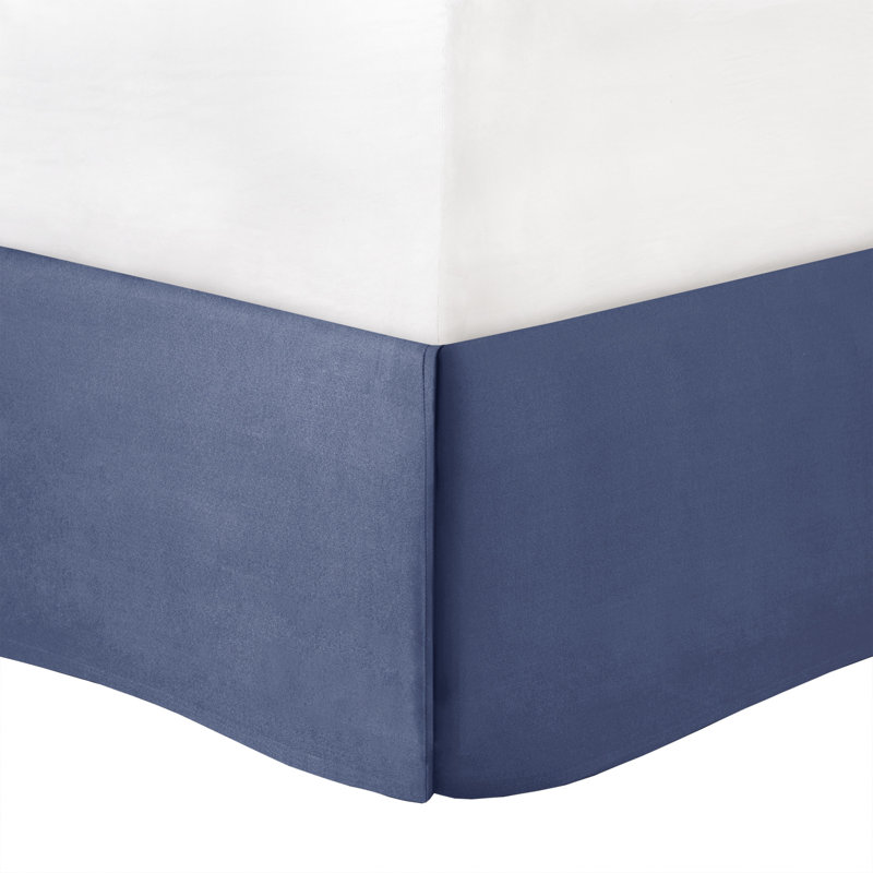Jenson Blue Color Block Stripe 7-Piece Cal King Comforter Set with Throw Pillows, Blue
