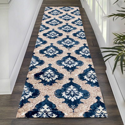 Tapis de couloir en polyester doux, 31,5 po x 59,1 po | 100% polyester, 1500 g / m² | Hauteur des poils: 0,1 pouce | Facile à nettoyer avec l'aspirateur, durable et élégant | Idéal pour les vestibules et les espaces de vie, non résistant au soleil