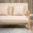Comfortable Upholstered Loveseat Polyester Modern For Bedroom Small Spaces