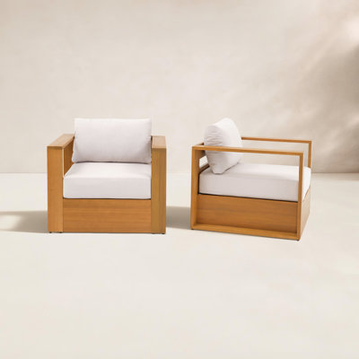Emmett Eucalyptus Patio Lounge Chair