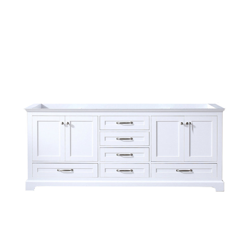 Double Bath Vanity 80 In. W X 22 In. D For Home, White