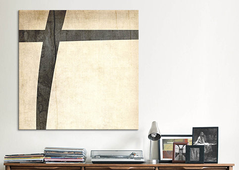 « the type plus 5 », art sur toile, H 37 po x l 37 po x P 1,5 po
