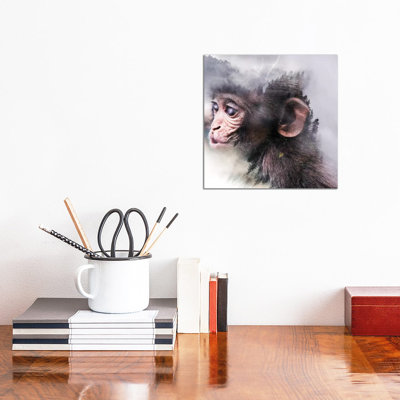 Monkey by Paul Haag - Print on Canvas