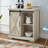 Stotfold Sliding Barn Door Accent Cabinet Server-1467057467
