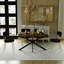 Table de salle à manger rectangulaire extensible de 55,11 po à 70,86 po avec chaises en bois-720336562-720336564