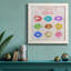 Rainbow Kiss - peinture sur toile encadrée-150585451-150721858