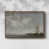 Toile naturelle avec cadre flottant