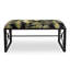 Medallion Upholstered Dining Bench-681909042