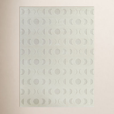 Paolucci Gray Cream Contemporary Geometric Rug