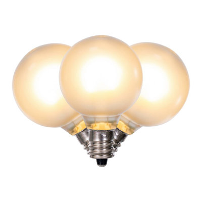 Frosted Pure LED G40 Transparent U-Shaped Filament Bulb, 25 Per Bag