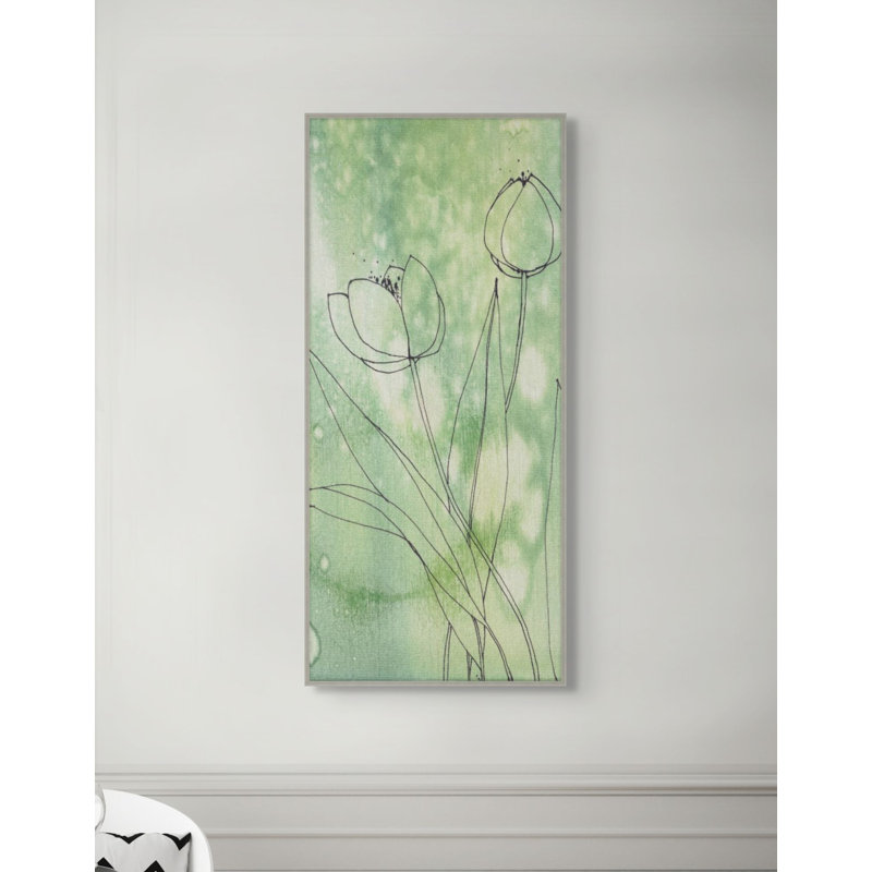 Tulip Blooms 1 Print, 35.16" H x 16.16" W