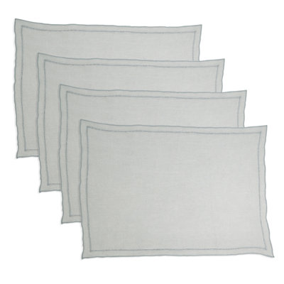 Stonewashed Overlock Edge Placemat (Set of 4)
