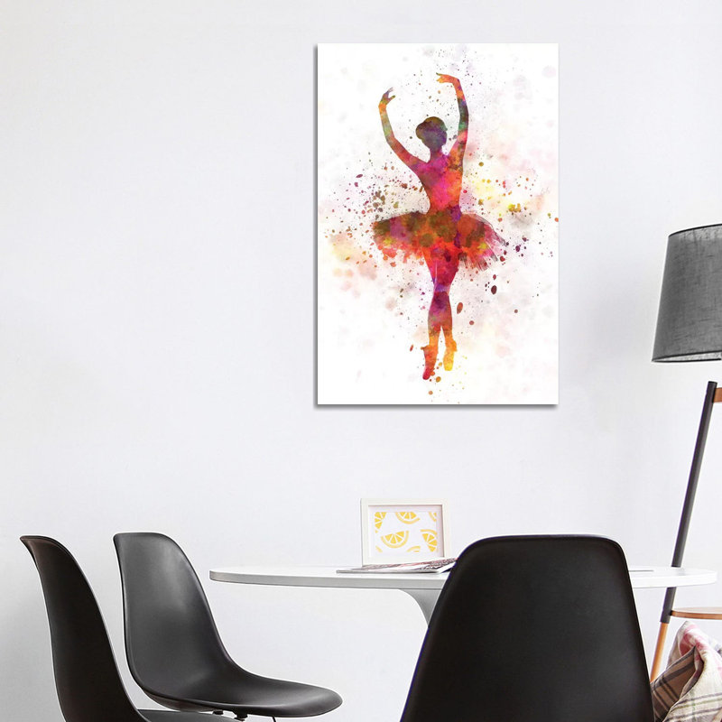 Ballerina Dancing X by Paul Rommer - Wrapped Canvas Painting, 101.6 cm H x 66.04 cm W