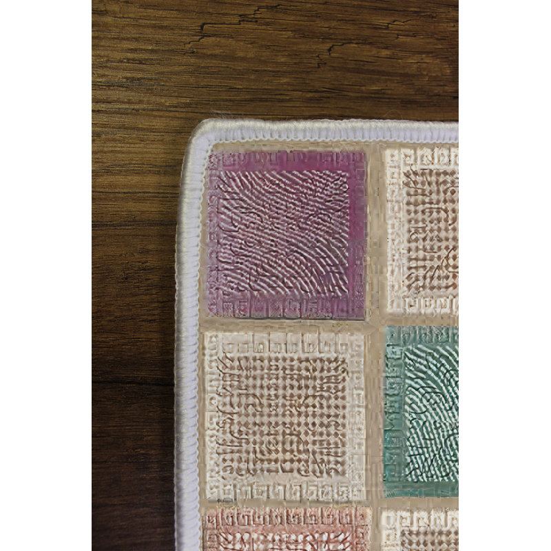 Geometric Indoor Rug, Rectangle 2' x 3'3"