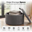 Repose-pieds capitonné rond 27,2 po avec rangement-373192637