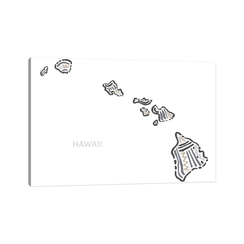 " Hawaii " by Statement Goods, 26" H x 40" W x 1.5" D