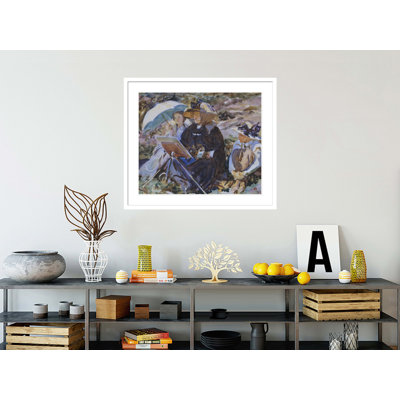 «Simplon Pass: The Lesson» par John Singer Sargent, impression giclée sur cadre