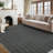 Braided Print Machine Washable Rug with Rubber Backing for Living Room Non-Slip Dining Room Rug Easy-Cleaning Floor Carpet for Bedroom-1561712432