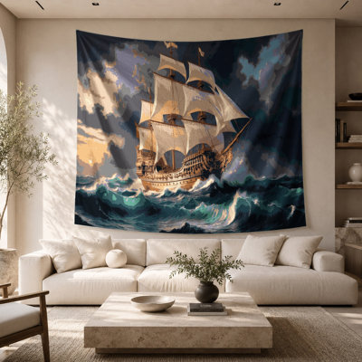 Tapisserie murale Nautical Galion