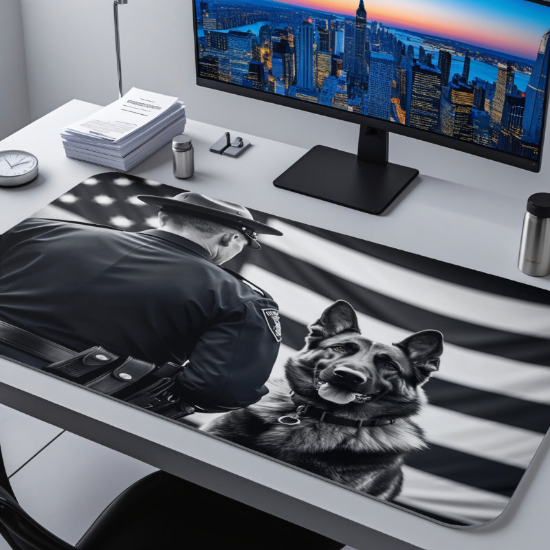 Polyester Desk Pad, 23.6x13.8