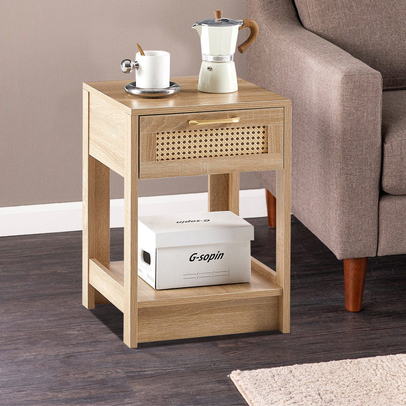 15.76'' W Nightstand, Natural