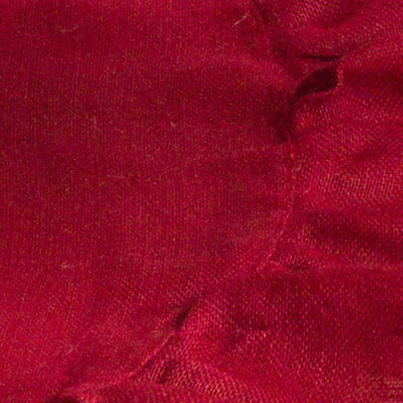 The Holiday Aisle® Sloane Tree Skirt, Red, 72" W