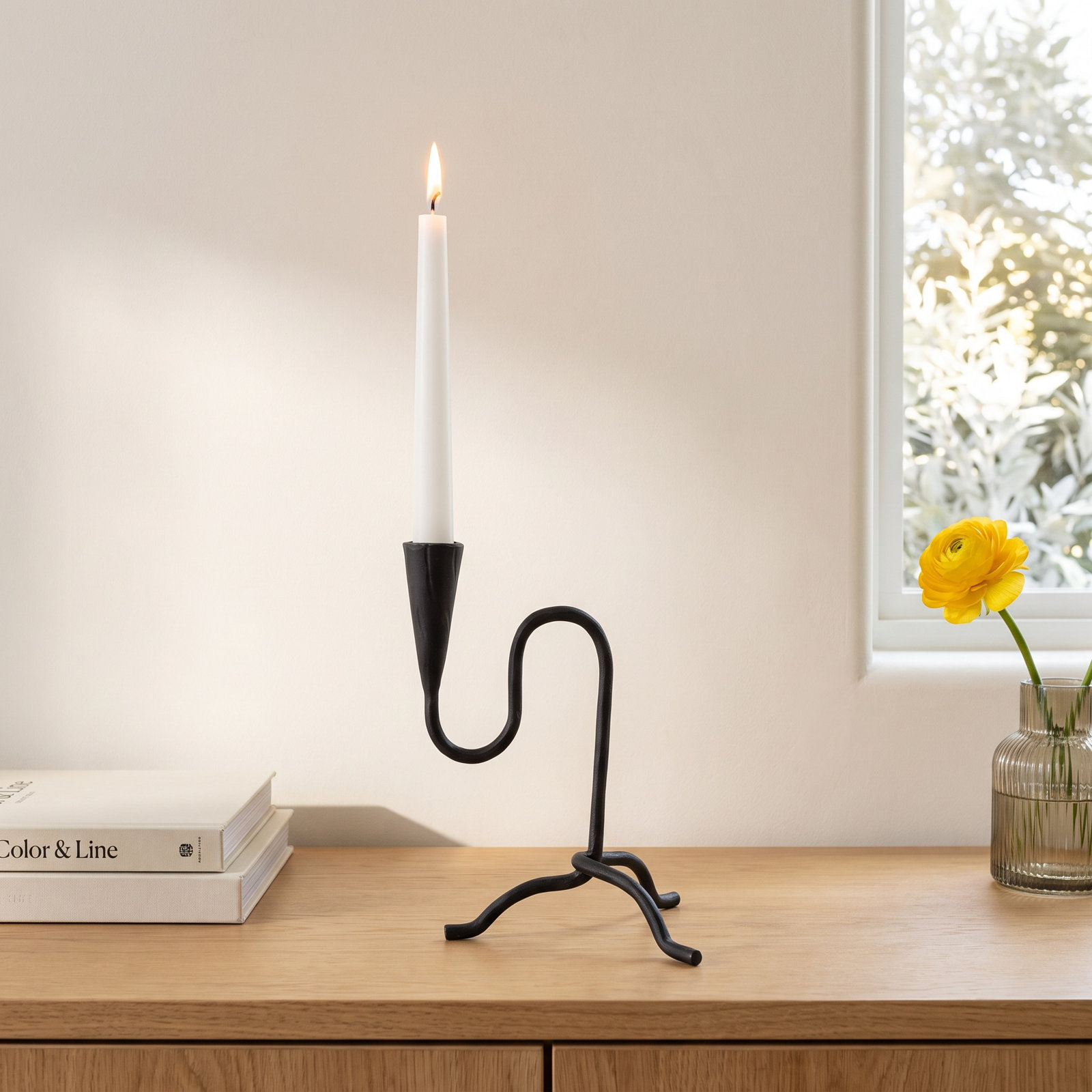Metal Taper Candle Holder
