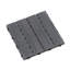 Paquet de 11 tuiles de terrasse en bois-plastique composite pour terrasse-114072914