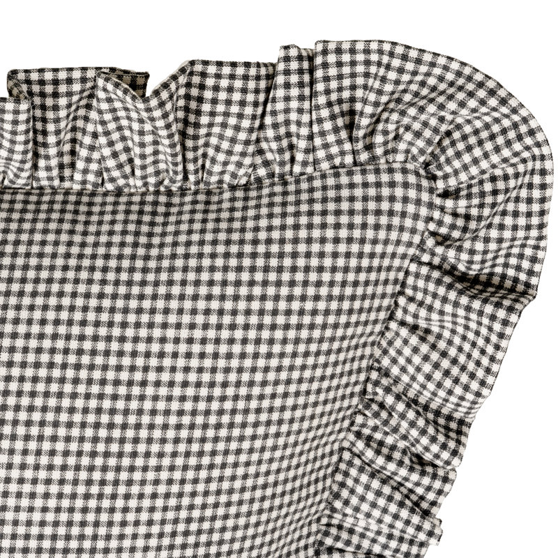Coussin Birch Lane, Polyester, Noir, noir, noir, noir
