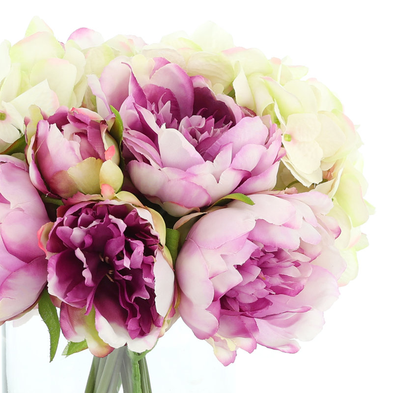 Hydrangea and Peony Floral Arrangement