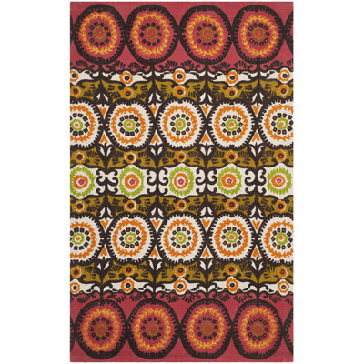 Allison Cedar Brook Hand Loomed Cotton Ikat Rug