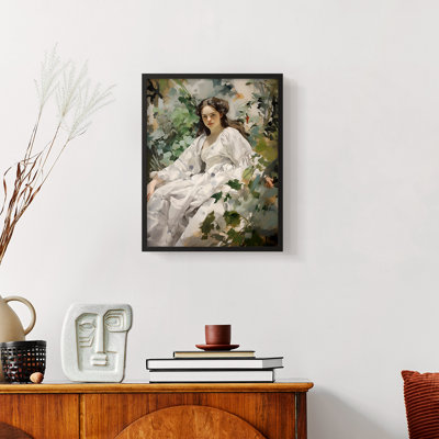 WOMEN Series DXLII  -Premium Framed Print -Ready to Hang - No Nails Required