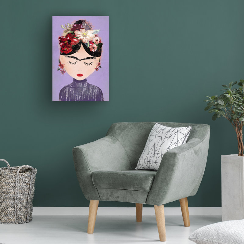 Art sur toile «Bachelor Treechild Frida», H 19 po x l 12 po